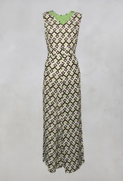Maliparmi Jumpsuits^Printed Jumpsuit in Beige/Malva