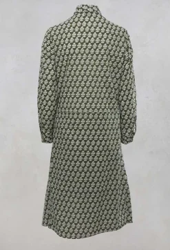 Niù Shirts & Blouses^Printed Shirt Dress with Tie Front in Alga