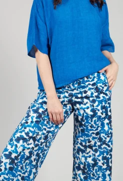 Elemente Clemente Trousers^Printed Skara Pants in Saphir