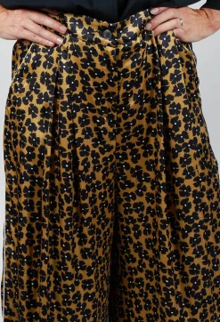 Beatrice B Co-ords & Suits^Printed Wide Leg Trousers in Black