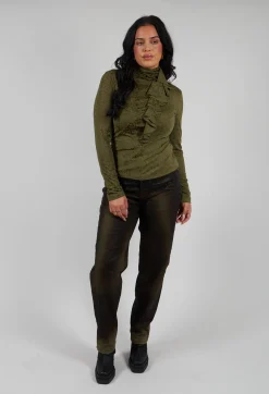 High Trousers^Prompt Trousers in Green