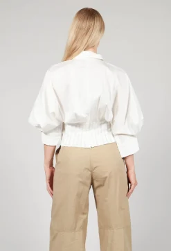 Malloni Shirts & Blouses^Puff Sleeve Shirt in Latte