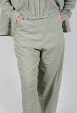 Rundholz Black Label Trousers^Pull On Cropped Fit Trousers in Defender
