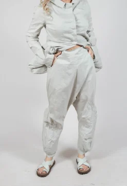 Rundholz Mainline Trousers^Pull On Drop Crotch Trousers in Moon