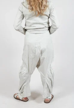 Rundholz Mainline Trousers^Pull On Drop Crotch Trousers in Moon