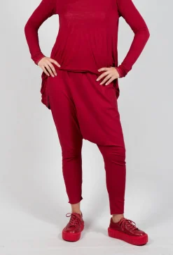 Rundholz Mainline Trousers^Pull on Drop Crotch Trousers in Sunset Cloud