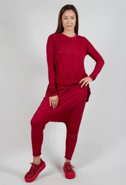 Rundholz Mainline Trousers^Pull on Drop Crotch Trousers in Sunset Cloud