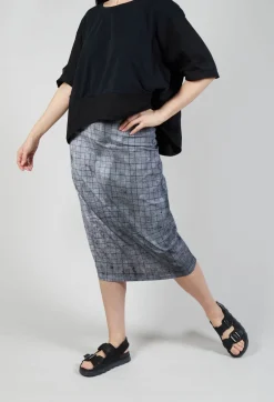 Rundholz Black Label Skirts^Pull On Fitted Skirt in Black print