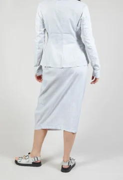 Rundholz Black Label Skirts^Pull On Fitted Skirt in Grey Print