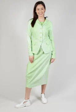 Rundholz Black Label Skirts^Pull On Fitted Skirt in Lime Print