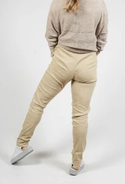 Sarah Pacini Leggings^Pull On Pinstripe Leggings in Beige