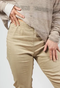 Sarah Pacini Leggings^Pull On Pinstripe Leggings in Beige