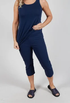 Rundholz Black Label Trousers^Pull On Pleat Front Trousers in Navy