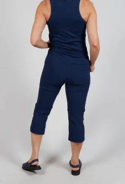 Rundholz Black Label Trousers^Pull On Pleat Front Trousers in Navy