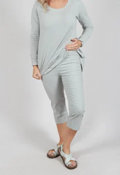 Rundholz Black Label Trousers^Pull On Pleat Front Trousers in Grey