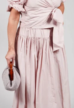 Les Filles d'Ailleurs Skirts^Pull on Pleated Skirt in Pink