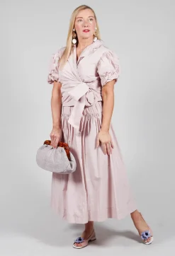 Les Filles d'Ailleurs Skirts^Pull on Pleated Skirt in Pink