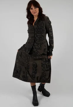 Rundholz Black Label Skirts^Pull On Skirt in Jungle Big Print