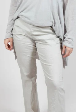Rundholz Mainline Trousers^Pull On Slim Fit Trousers in Moon