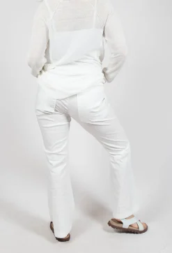 Rundholz Mainline Trousers^Pull On Slim Fit Trousers in Starwhite