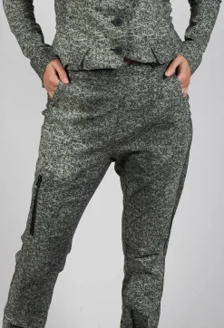 Rundholz Black Label Trousers^Pull On Slim Trousers in Defender Print