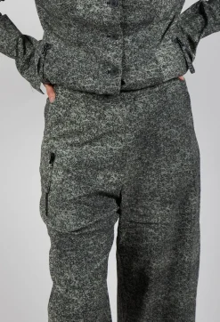 Rundholz Black Label Trousers^Pull On Straight Leg Trousers in Defender Print