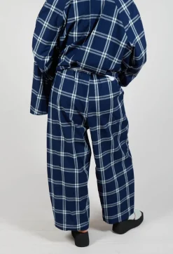 Amici Trousers^Pull String Waist Trousers in Indigo