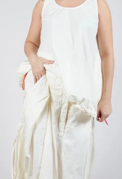 Rundholz Dip Skirts^Pull Toggle Hemline Skirt in Greige