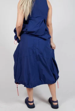Rundholz Dip Skirts^Pull Toggle Hemline Skirt in Ocean