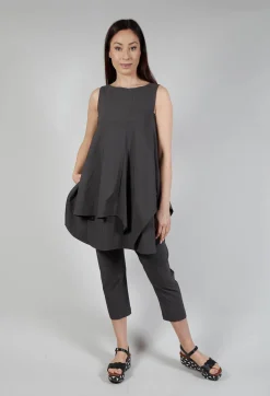 Ixos Tops^Pulp Fiction Tunic Top in Carbone