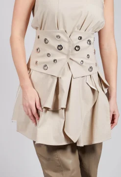 Ixos Tops^Pulp Fiction Tunic Top in Sabbia