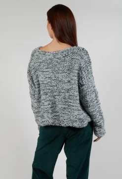 Umit Unal Knitwear|Jumpers^Purl Knit Jumper in Original Grey