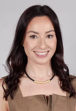 Bender Schmuck Necklaces^PVC Choker with Gold Plated Parts in Black