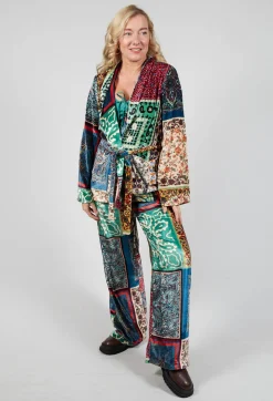 Sfizio Shirts & Blouses^Pyjama Shirt in Patchwork Foulard Print