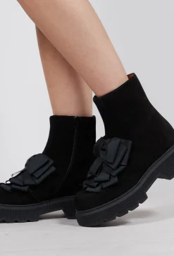 Chie Mihara Boots^Quandy Suede Boots in Black