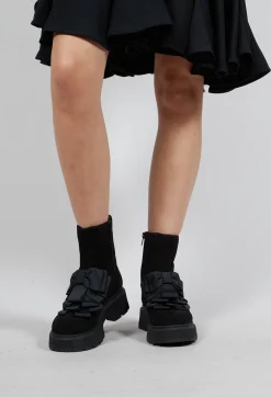 Chie Mihara Boots^Quandy Suede Boots in Black