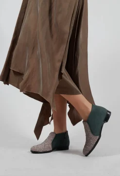Meher Kakalia Boots^Queen Boot in Suede Grey Frost