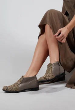 Meher Kakalia Boots^Queen Neva Boot in Caviar Silver Dante