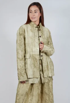 Aleksandr Manamis Jackets^Quilted Jacket in Moss