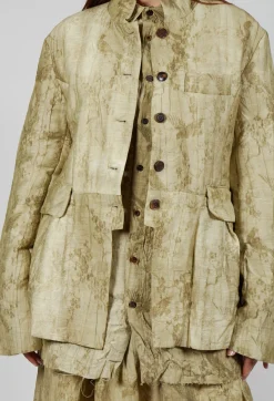 Aleksandr Manamis Jackets^Quilted Jacket in Moss