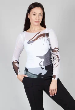 Xenia Design Shirts & Blouses^0R14 Shirt in Black White Colourful
