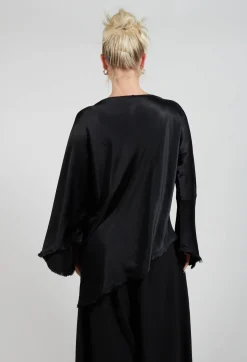 La Vaca Loca Tops^Raj Acto Top in Black
