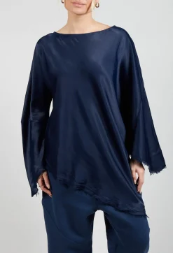 La Vaca Loca Tops^Raj Acto Top in Extra Blue