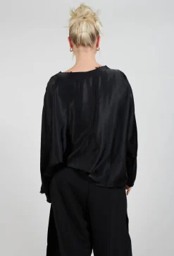 La Vaca Loca Tops^Raj Dia Top in Black