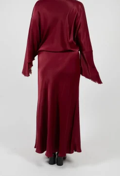 La Vaca Loca Skirts^Raj Sicilia Skirt in Smoky Red