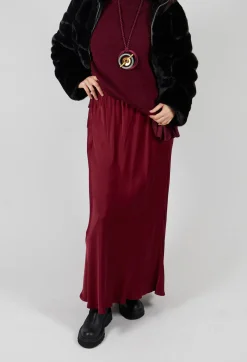 La Vaca Loca Skirts^Raj Sicilia Skirt in Smoky Red