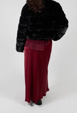 La Vaca Loca Skirts^Raj Sicilia Skirt in Smoky Red