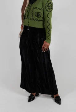 Rene Derhy Trousers^Rallye Velevet Trousers in Noir