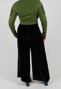 Rene Derhy Trousers^Rallye Velevet Trousers in Noir