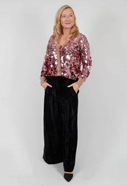 Rene Derhy Trousers^Rallye Velevet Trousers in Noir